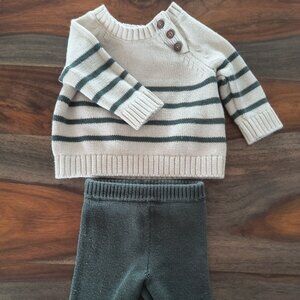 Baby Knit Est - 2 Pieces (Top + Pants)